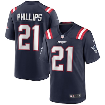 mens nike adrian phillips navy new england patriots game jer